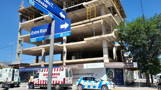 Un joven trabajador falleció tras caer en una obra en construcción