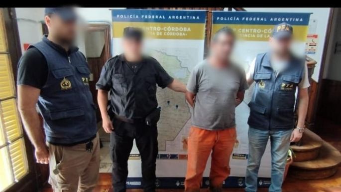 Detuvieron a un delincuente con "alerta roja" de Interpol en Córdoba