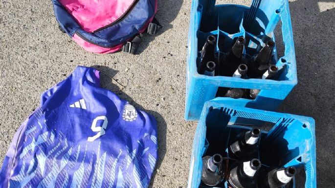 Robó dos cajones con envases de cerveza de un supermercado