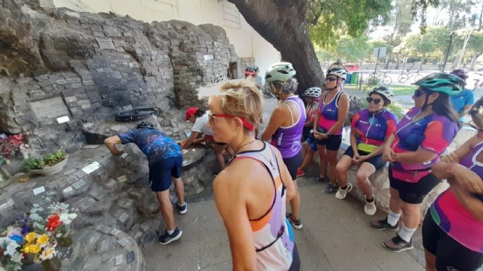 A un mes del crimen de Natalia, sus compañeras organizaron una bicicleteada para recordarla