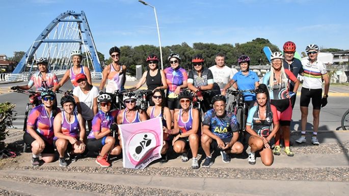 Homenaje a Natalia, en bicicleta