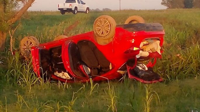 Colisiones con dos heridos en Villa María y un vuelco en ruta 6