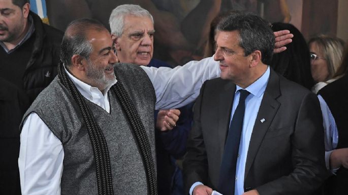 Massa se reunió con la mesa chica de la CGT