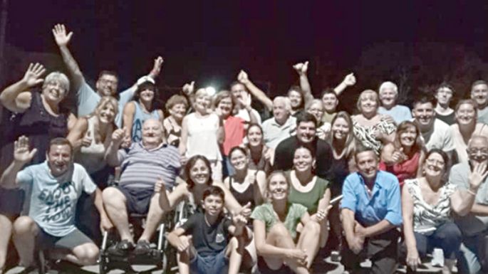 La vecindad celebró el Año Nuevo