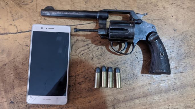 Secuestraron un revólver y un hombre quedó detenido