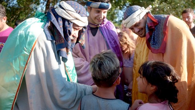 Los Reyes Magos por la costanera