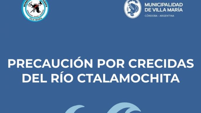 Desde la Municipalidad advierten sobre la crecida del río y piden precaución