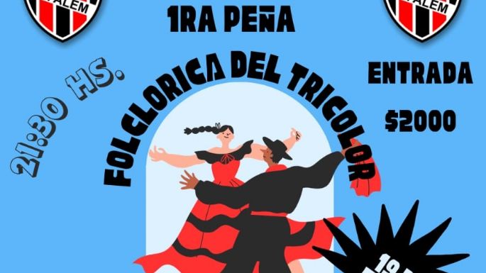 Peña en el club Alem
