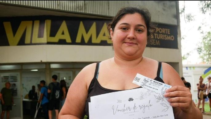 Compró la primera entrada para el Festival y ganó un premio