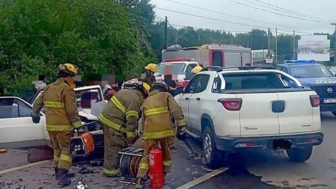 Impacto entre camionetas