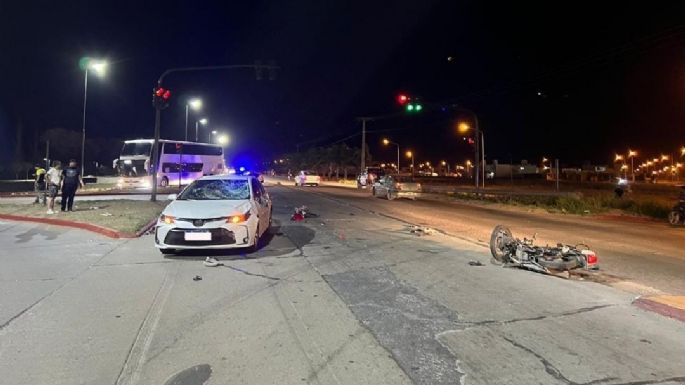 Madre e hijo trasladados al Pasteur tras un accidente