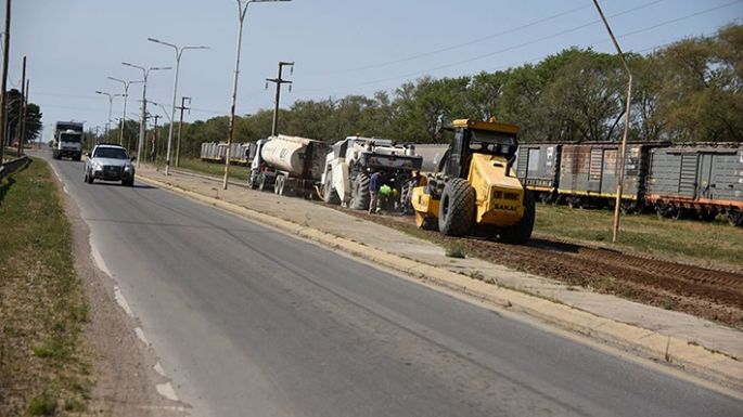 Trabajan en la ruta provincial 6