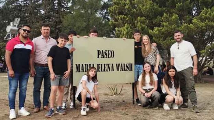 Inauguraron el paseo del acceso