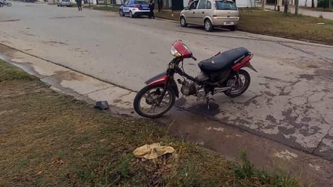 Una mujer y una bebé, lesionadas