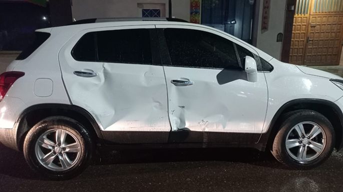 Se quebró la muñeca en el choque