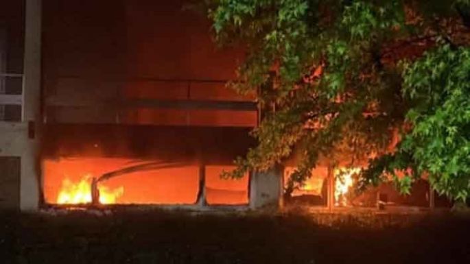 Se incendió un hotel en Villa Rumipal