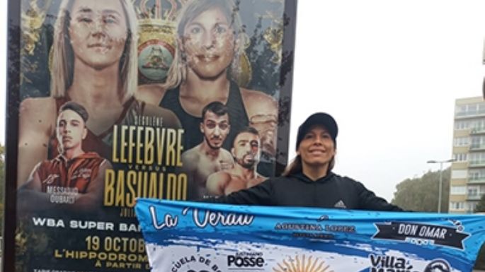 Juliana Basualdo espera en Francia por “la pelea más importante de mi carrera”