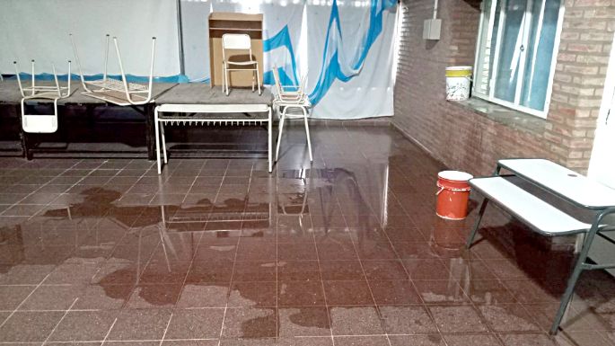 Sin clases por el deterioro de una escuela