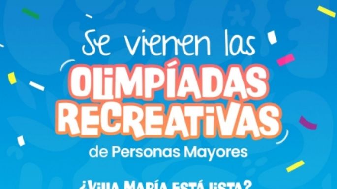 Llega una nueva edición de las Olimpiadas Recreativas para Personas Mayores