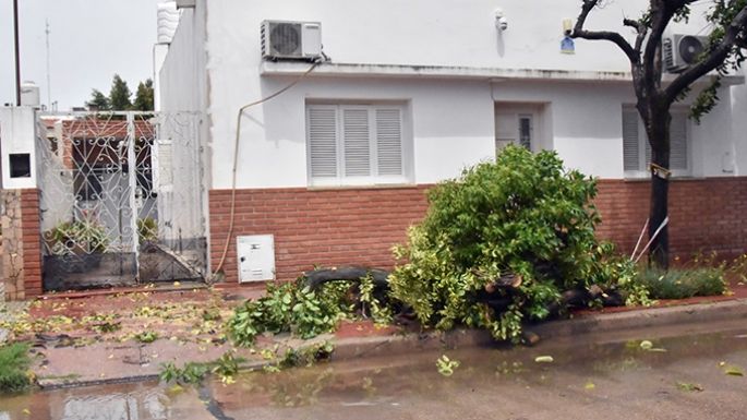 Problemas en las Villas por la caída de una lluvia torrencial