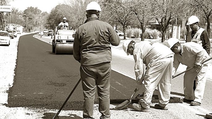 Obras viales con bioasfalto