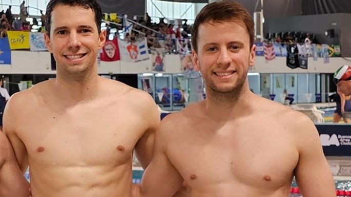 Hermanos se subieron al podio