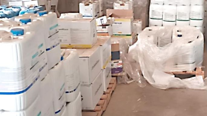 Clausuran depósito de agroquímicos