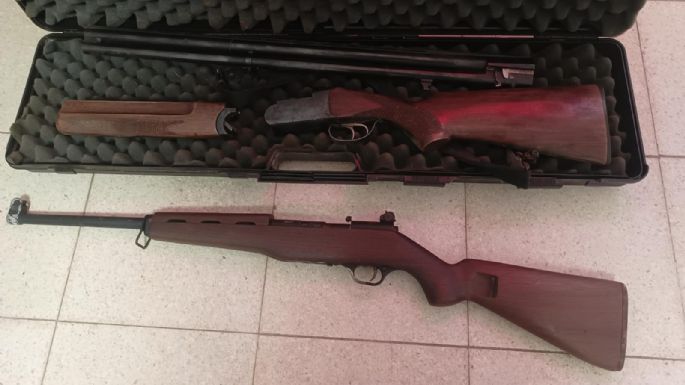 Secuestraron tres armas de fuego en una causa por violencia familiar