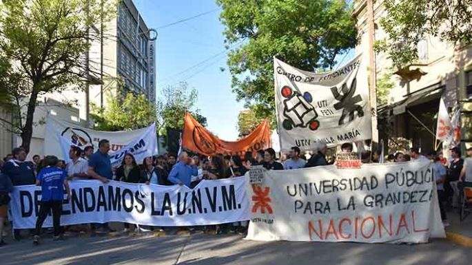 Una gran marcha universitaria