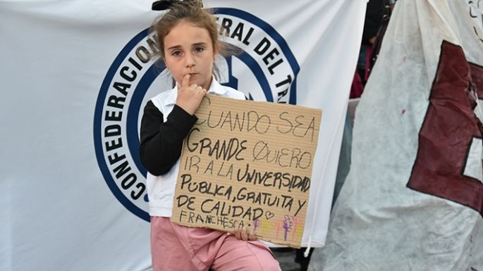 Una gran marcha universitaria