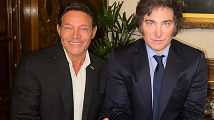 Milei, con “el Lobo de Wall Street” en la Casa Rosada