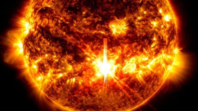 El Sol está disparando una temible llamarada a la Tierra