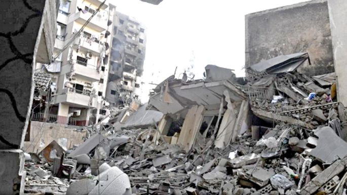 Israel bombardeó una mezquita en el Líbano