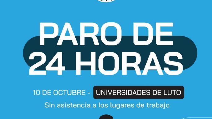 Paran docentes y no docentes de todo el país