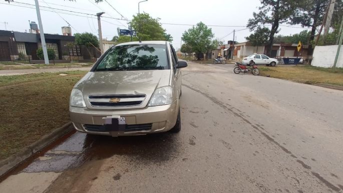 Motociclista sufrió heridas graves en un choque