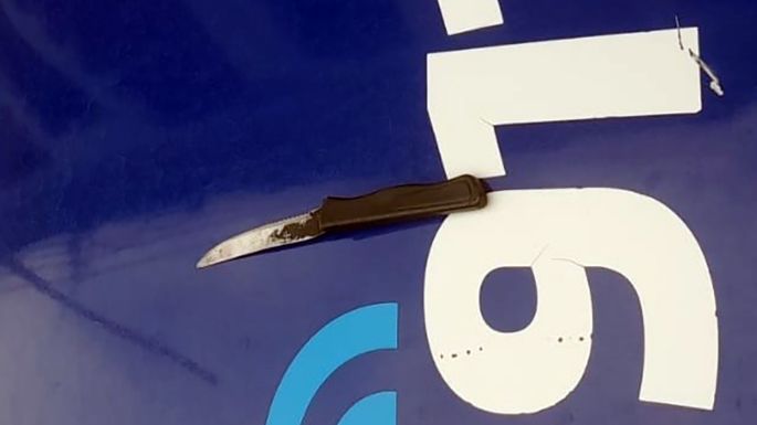 Borrachos, discutieron y ella lo amenazó con un cuchillo
