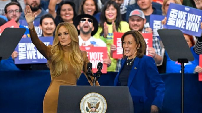 Jennifer Lopez, de campaña a favor de Kamala Harris