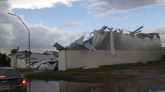 El viento hizo estragos en Arroyo Algodón y La Playosa