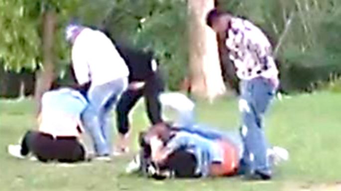 La costanera fue escenario de daños y riñas entre mujeres
