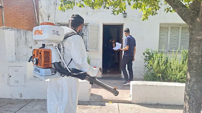 Dengue: bloqueo en ocho manzanas