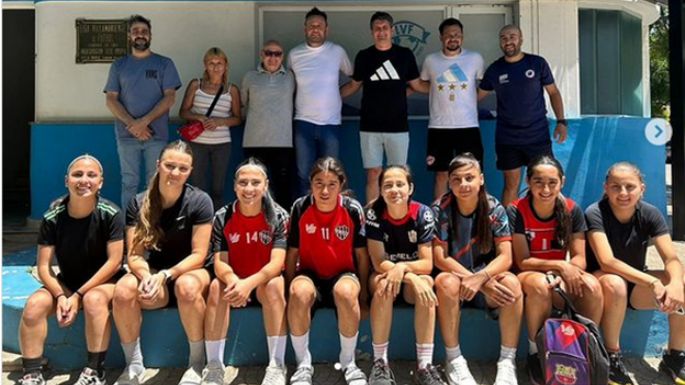 Nueve jugadoras realizaron una prueba en Belgrano