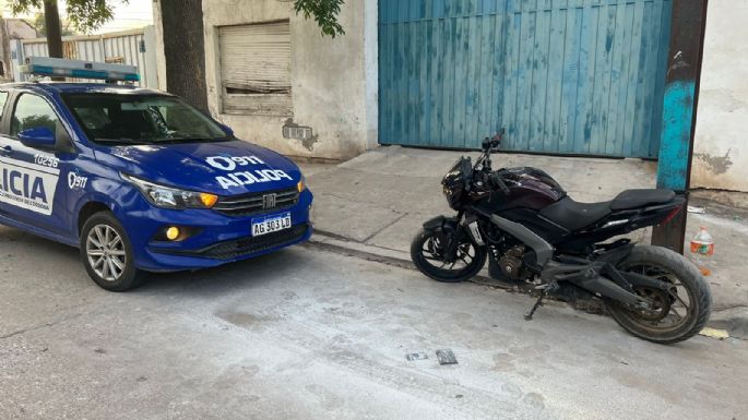 Encontraron una moto sin patente y constataron que era robada