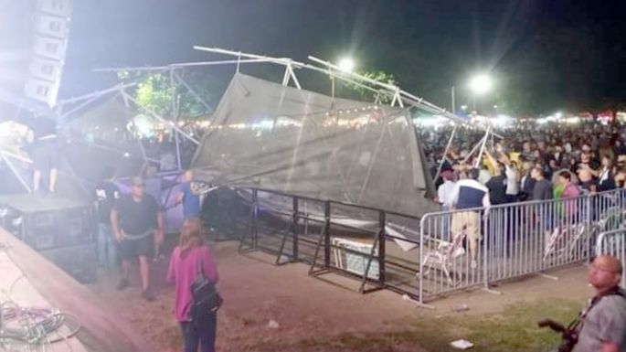 Tragedia en la Fiesta Nacional de la Música: murió una espectadora al caer el escenario