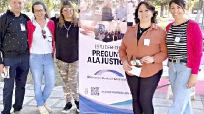 Vecinos acercaron sus dudas a referentes de la Justicia