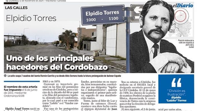 Uno de los principales  hacedores del Cordobazo