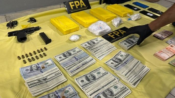 Incautaron más de 70 kilos de cocaína