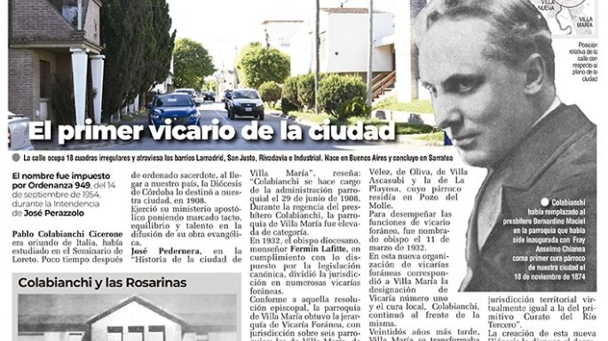 El primer vicario de la ciudad