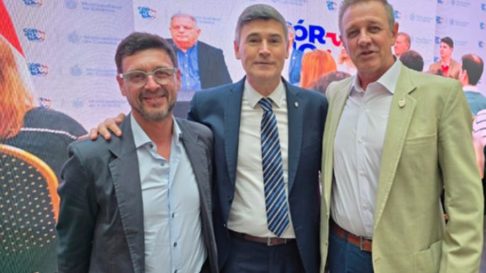 El intendente Bianchini firmó un convenio con su par de Córdoba