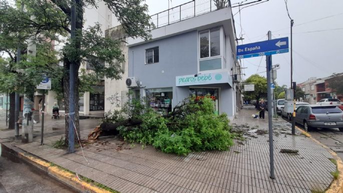 Lo que la tormenta feroz dejó en la Villa