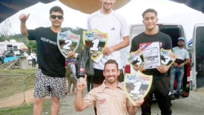 Moyano festejó en Dominicana